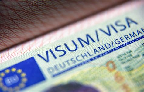 schengen visa für deutschland